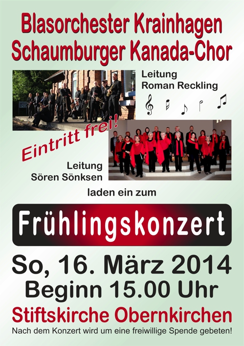 2014-03-16 - Fruehlingskonzert - Plakat A4